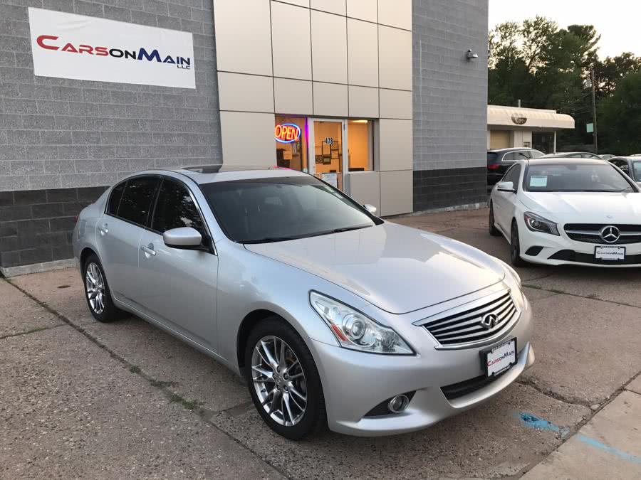 2011 Infiniti G37 Sedan 4dr x AWD, available for sale in Manchester, Connecticut | Carsonmain LLC. Manchester, Connecticut