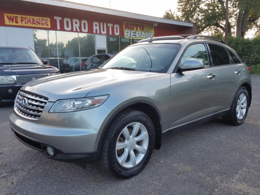 2004 Infiniti FX35 4dr AWD Leather + Sunroof, available for sale in East Windsor, Connecticut | Toro Auto. East Windsor, Connecticut