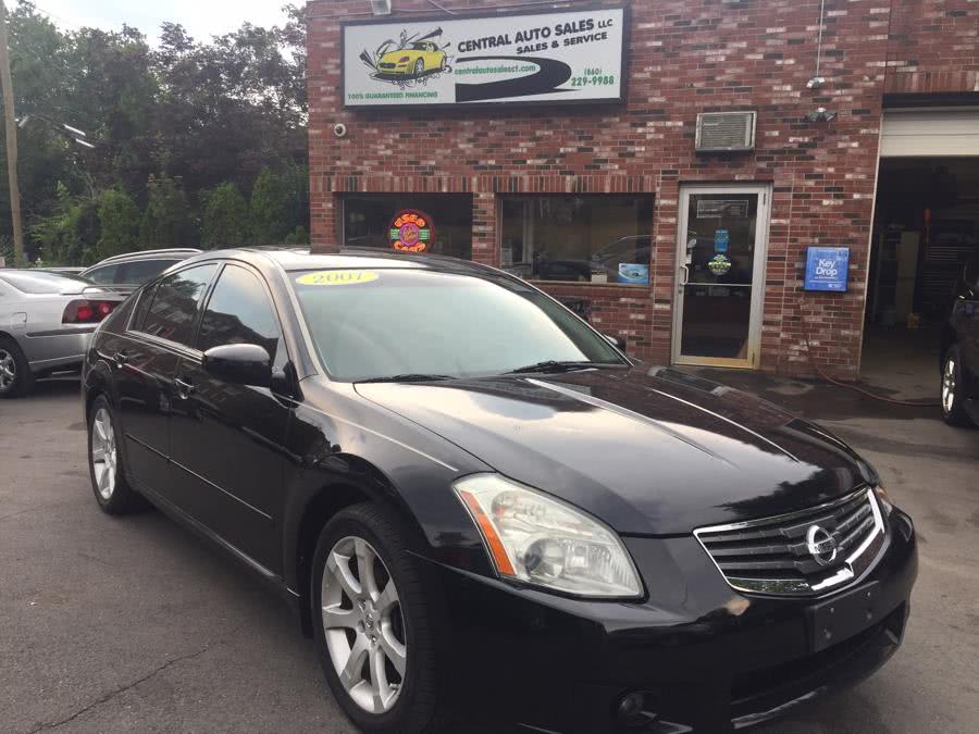 2007 Nissan Maxima 4dr Sdn V6 CVT 3.5 SL, available for sale in New Britain, Connecticut | Central Auto Sales & Service. New Britain, Connecticut