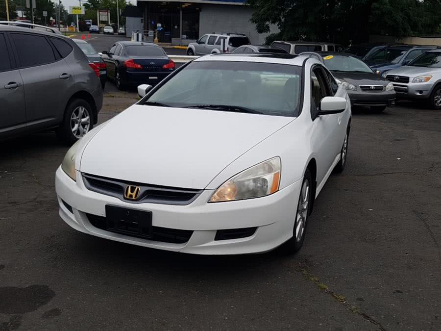2007 Honda Accord Cpe 2dr V6 AT EX-L, available for sale in West Hartford, Connecticut | Chadrad Motors llc. West Hartford, Connecticut
