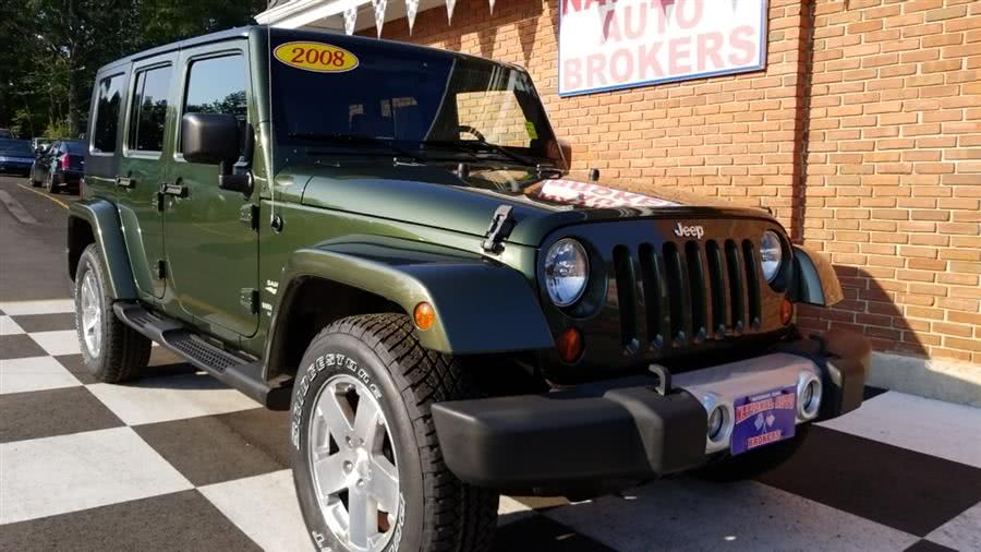 2008 Jeep Wrangler HARDTOP 4WD 4dr Unlimited Sahara, available for sale in Waterbury, Connecticut | National Auto Brokers, Inc.. Waterbury, Connecticut