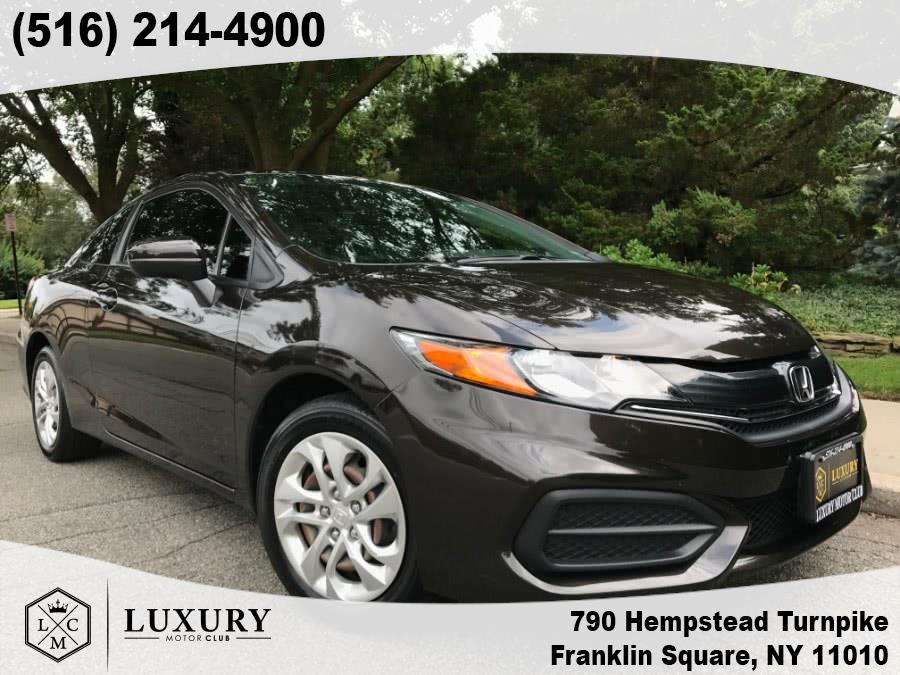 2014 Honda Civic Coupe 2dr CVT LX, available for sale in Franklin Square, New York | Luxury Motor Club. Franklin Square, New York