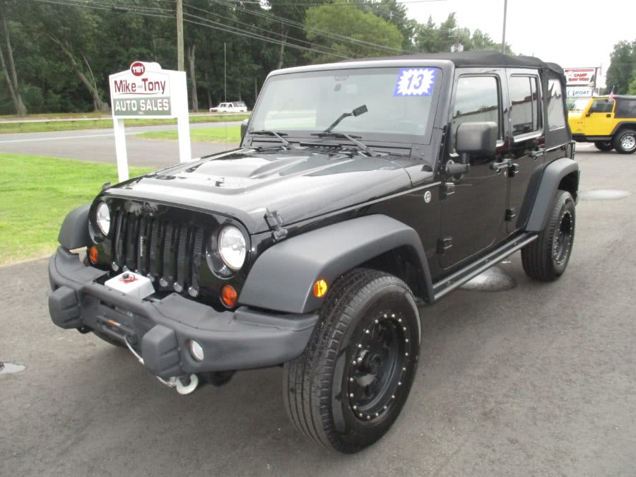 2013 Jeep Wrangler Unlimited 4WD 4dr Sahara, available for sale in South Windsor, Connecticut | Mike And Tony Auto Sales, Inc. South Windsor, Connecticut