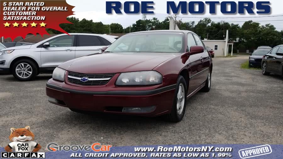 2002 Chevrolet Impala 4dr Sdn LS, available for sale in Shirley, New York | Roe Motors Ltd. Shirley, New York