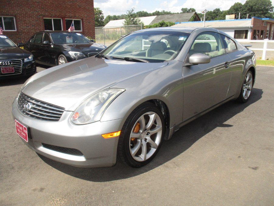 2004 Infiniti G35 Coupe 2dr Cpe Manual w/Leather, available for sale in South Windsor, Connecticut | Mike And Tony Auto Sales, Inc. South Windsor, Connecticut