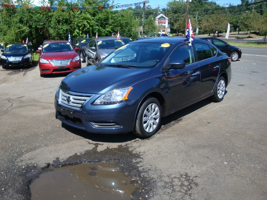 2014 Nissan Sentra 4dr Sdn I4 CVT SV, available for sale in New Britain, Connecticut | Universal Motors LLC. New Britain, Connecticut
