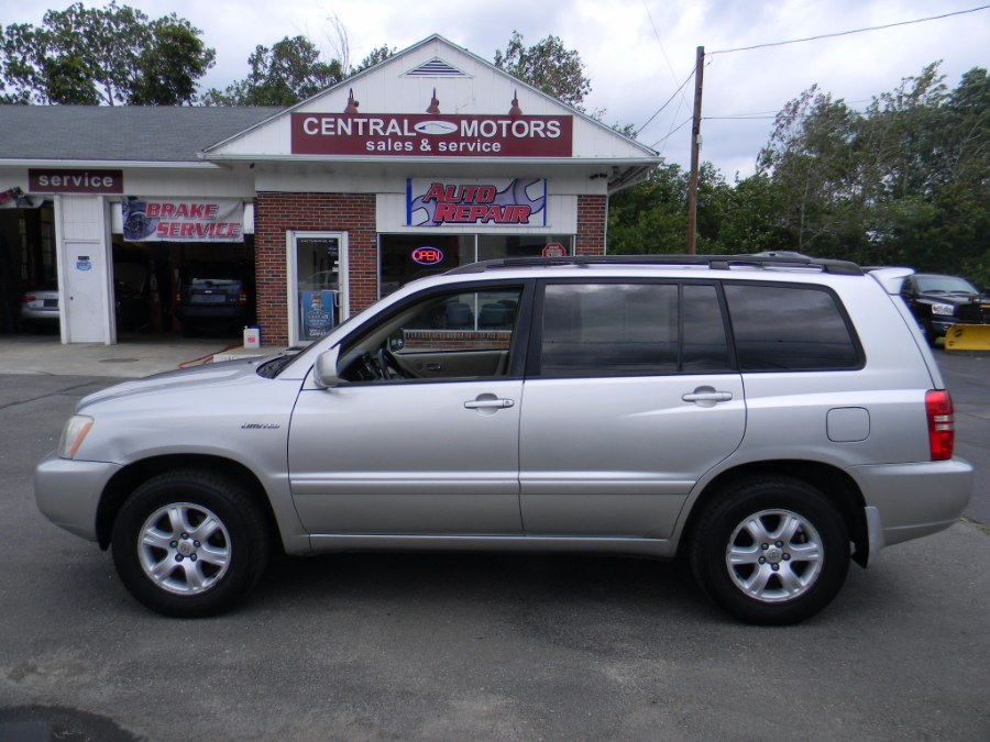 2002 Toyota Highlander 4dr V6 4WD Limited, available for sale in Southborough, Massachusetts | M&M Vehicles Inc dba Central Motors. Southborough, Massachusetts