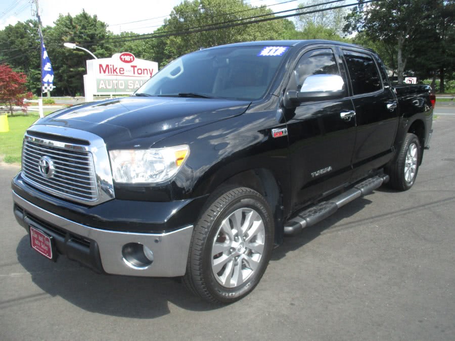 2011 Toyota Tundra 4WD Truck CrewMax 5.7L V8 6-Spd AT LTD (Natl), available for sale in South Windsor, Connecticut | Mike And Tony Auto Sales, Inc. South Windsor, Connecticut