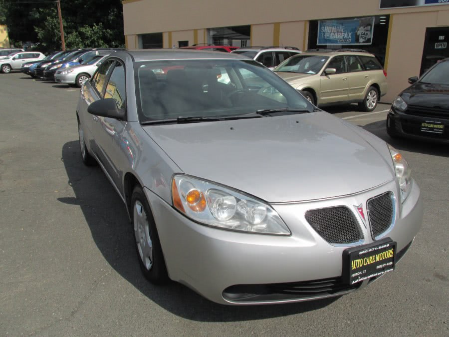 2007 Pontiac G6 4dr Sdn 1SV Value Leader, available for sale in Vernon , Connecticut | Auto Care Motors. Vernon , Connecticut