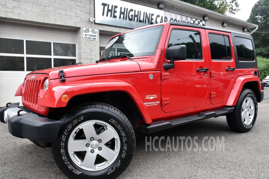 2012 Jeep Wrangler Unlimited 4WD 4dr Sahara, available for sale in Waterbury, Connecticut | Highline Car Connection. Waterbury, Connecticut