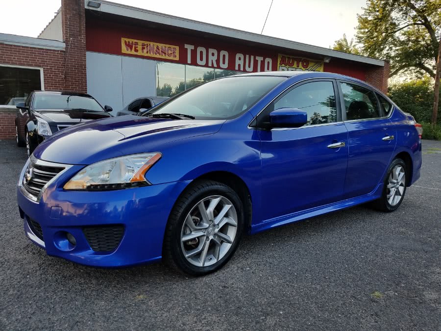2013 Nissan Sentra 4dr Sdn I4 CVT SR, available for sale in East Windsor, Connecticut | Toro Auto. East Windsor, Connecticut