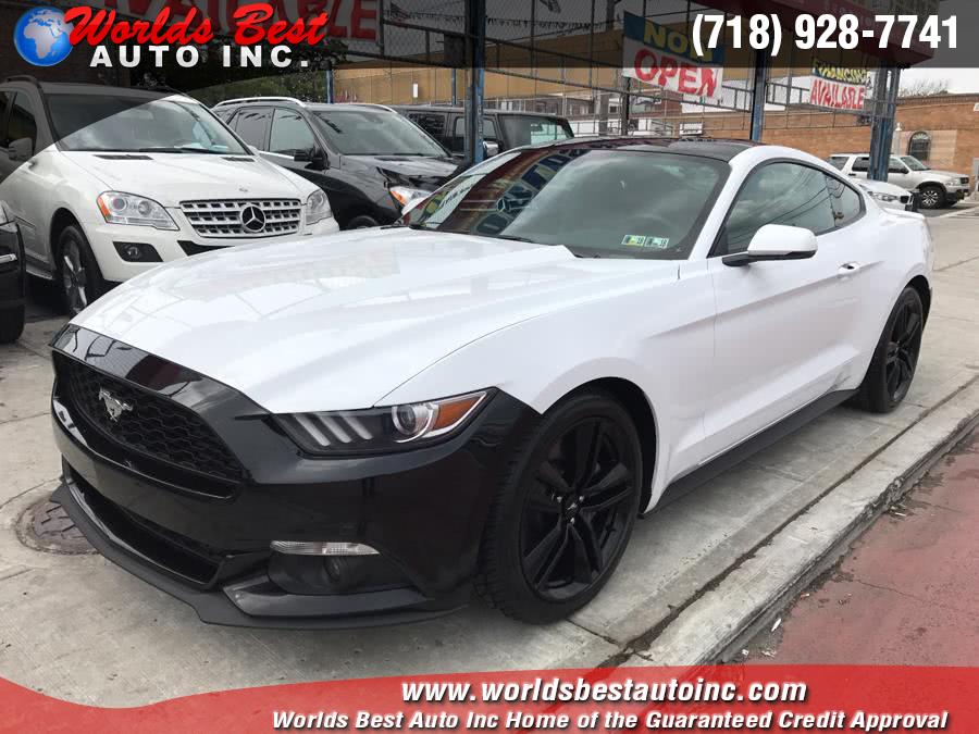 2015 Ford Mustang 2dr Fastback EcoBoost Premium, available for sale in Brooklyn, New York | Worlds Best Auto Inc. Brooklyn, New York