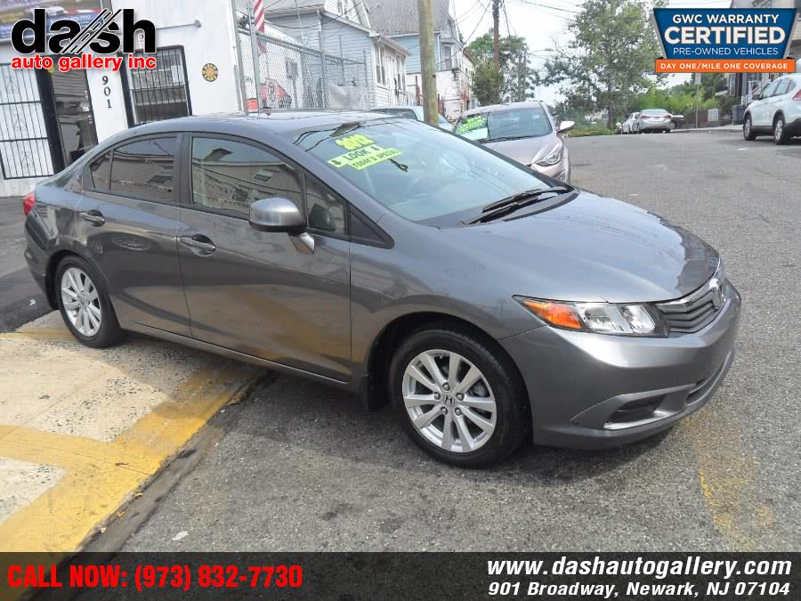 2012 Honda Civic Sdn 4dr Auto EX, available for sale in Newark, New Jersey | Dash Auto Gallery Inc.. Newark, New Jersey