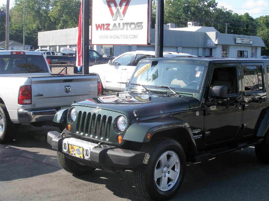 2010 Jeep Wrangler Unlimited 4WD 4dr Sahara, available for sale in Stratford, Connecticut | Wiz Leasing Inc. Stratford, Connecticut