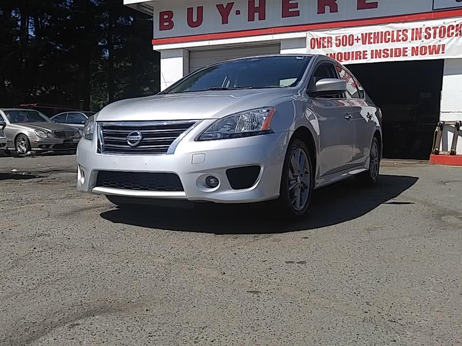 2014 Nissan Sentra 4dr Sdn I4 CVT SR W/ NAV, available for sale in S.Windsor, Connecticut | Empire Auto Wholesalers. S.Windsor, Connecticut