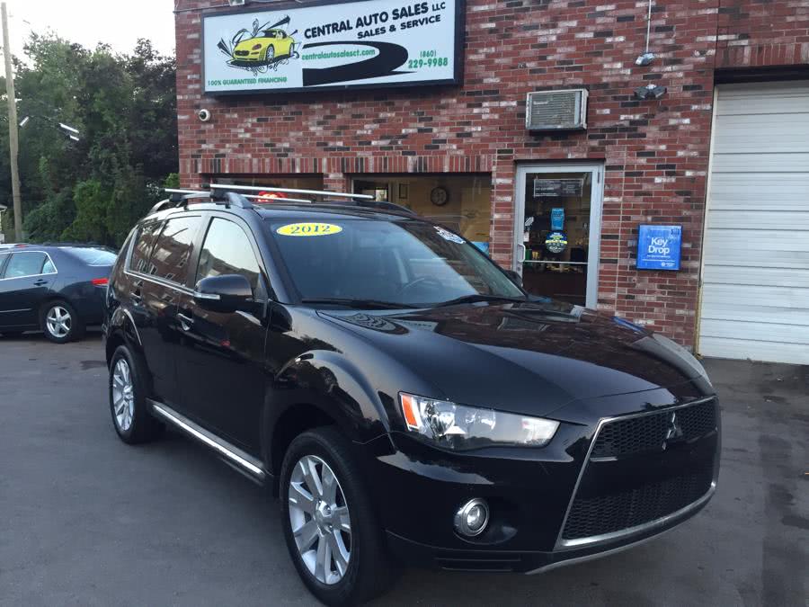 2012 Mitsubishi Outlander 4WD 4dr SE, available for sale in New Britain, Connecticut | Central Auto Sales & Service. New Britain, Connecticut