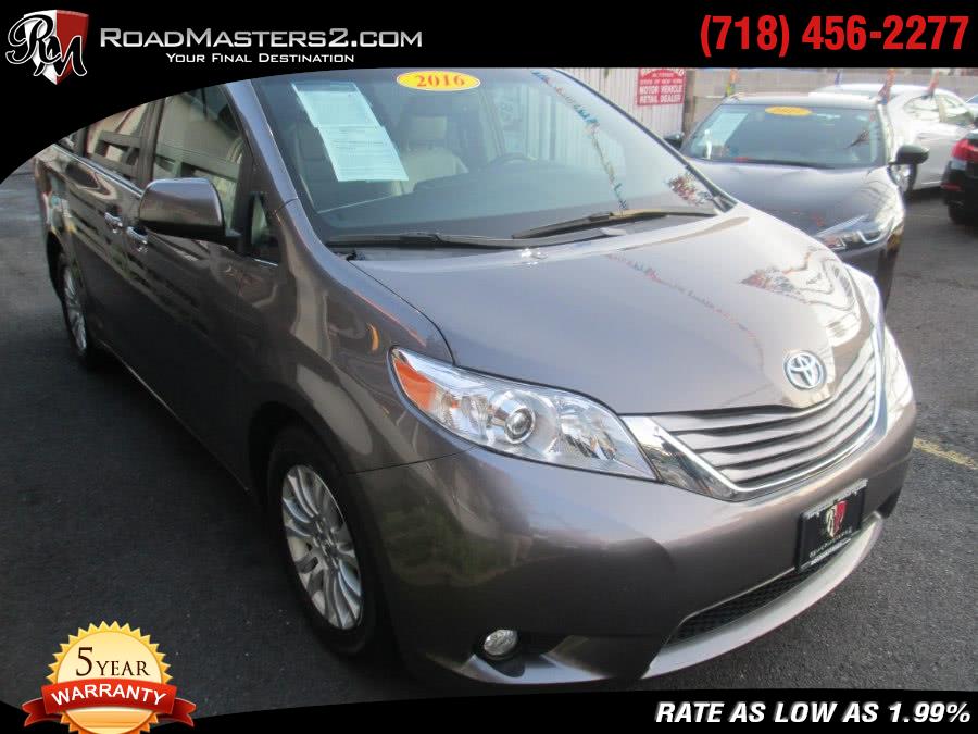 2016 Toyota Sienna 5dr 8-Pass Van XLE Sunroof, available for sale in Middle Village, New York | Road Masters II INC. Middle Village, New York