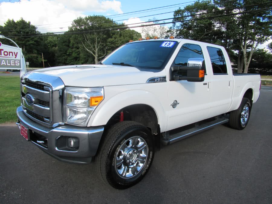 2015 Ford Super Duty F-350 SRW 4WD Crew Cab 156" Lariat, available for sale in South Windsor, Connecticut | Mike And Tony Auto Sales, Inc. South Windsor, Connecticut