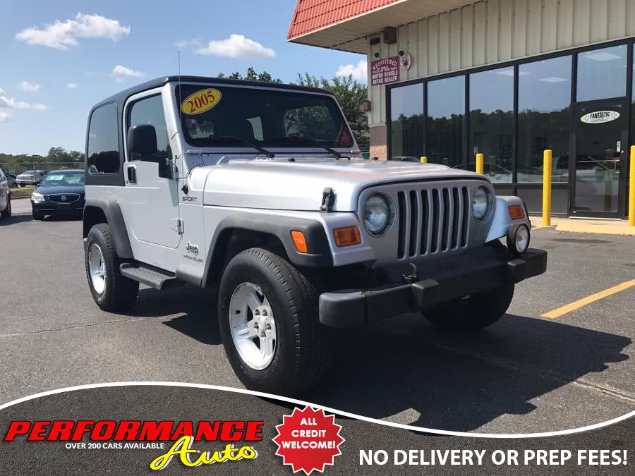 2005 Jeep Wrangler 2dr Sport, available for sale in Bohemia, New York | Performance Auto Inc. Bohemia, New York