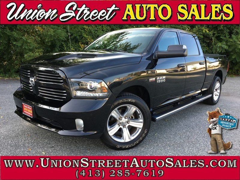 2016 Ram 1500 4WD Crew Cab 149" Sport, available for sale in West Springfield, Massachusetts | Union Street Auto Sales. West Springfield, Massachusetts