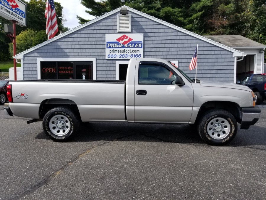 2006 Chevrolet Silverado 1500 Reg Cab 133.0" WB 4WD Work Truck, available for sale in Thomaston, CT