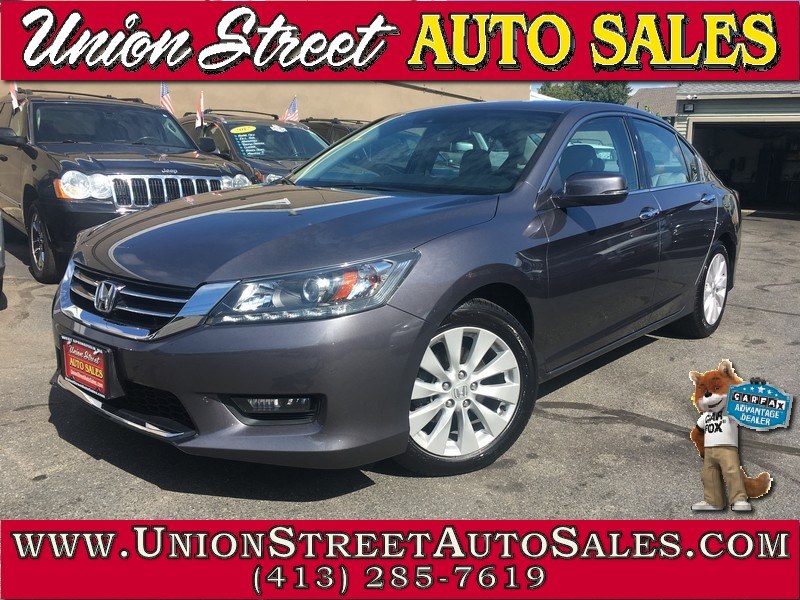 2014 Honda Accord Sedan 4dr V6 Auto EX-L, available for sale in West Springfield, Massachusetts | Union Street Auto Sales. West Springfield, Massachusetts