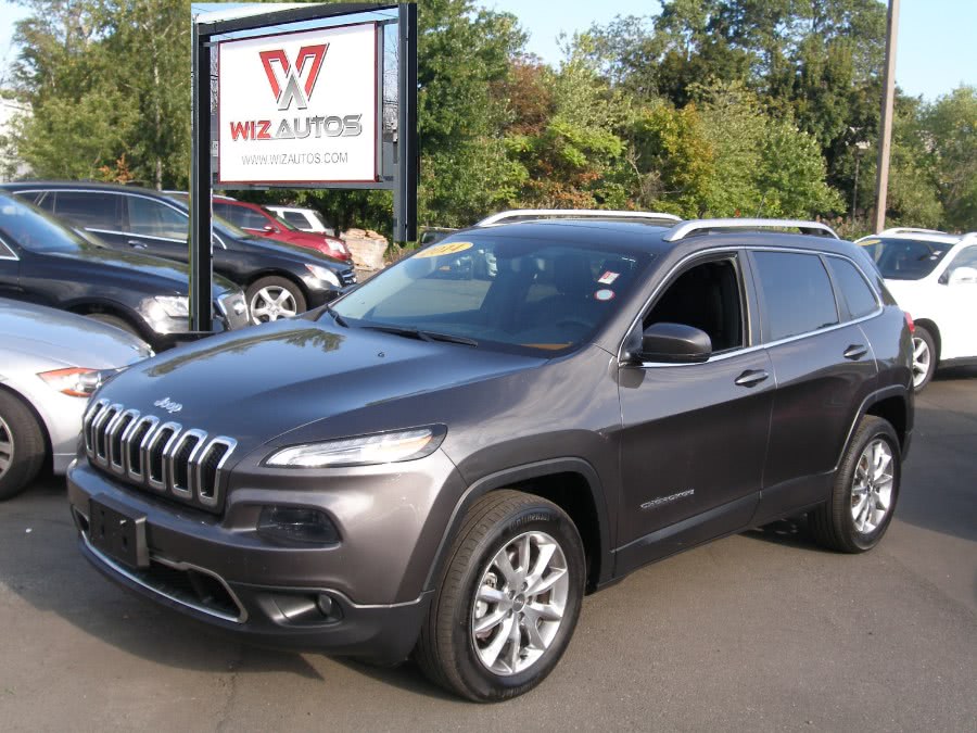 2014 Jeep Cherokee 4WD 4dr Limited, available for sale in Stratford, Connecticut | Wiz Leasing Inc. Stratford, Connecticut
