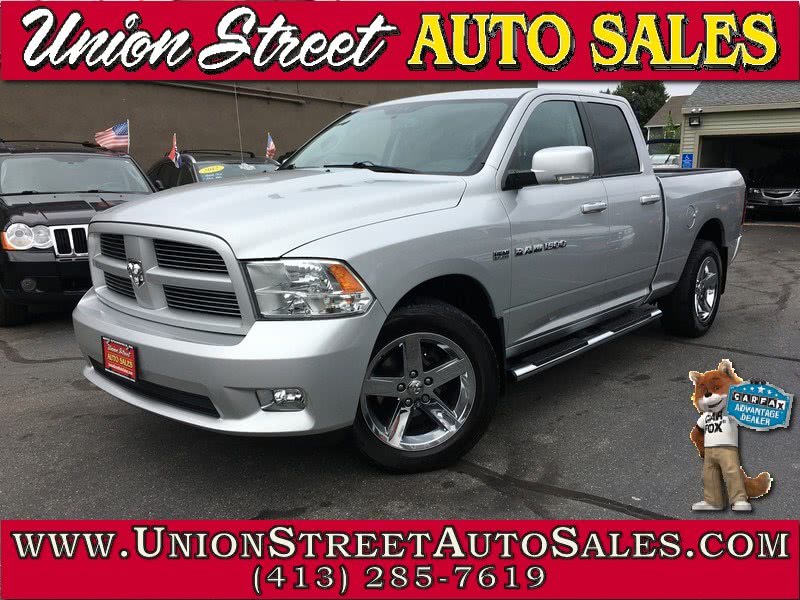 2012 Ram 1500 4WD Quad Cab 140.5" Sport, available for sale in West Springfield, Massachusetts | Union Street Auto Sales. West Springfield, Massachusetts