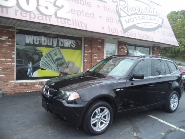 2006 BMW X3 X3 4dr AWD 3.0i, available for sale in Naugatuck, Connecticut | Riverside Motorcars, LLC. Naugatuck, Connecticut