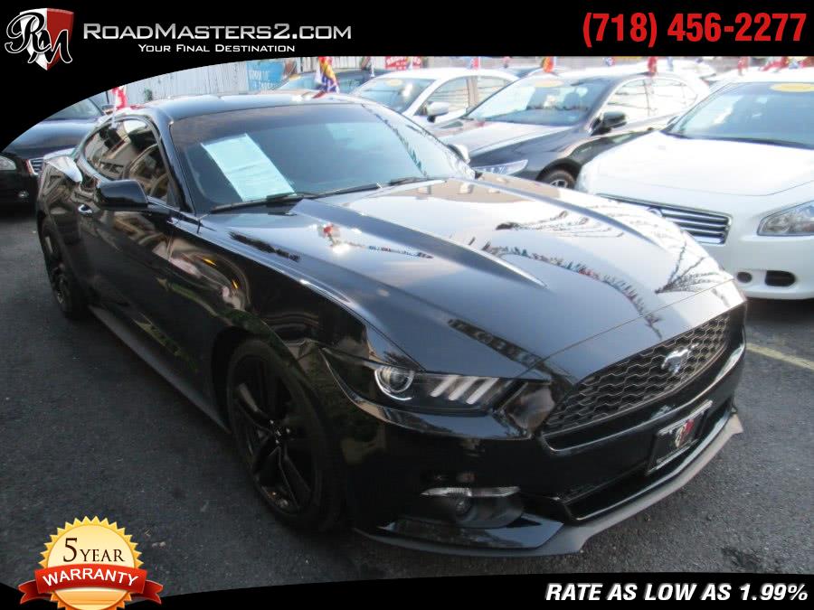 2015 Ford Mustang 2dr Fastback EcoBoost Premium, available for sale in Middle Village, New York | Road Masters II INC. Middle Village, New York