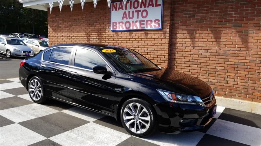 2013 Honda Accord Sdn 4dr Sport, available for sale in Waterbury, Connecticut | National Auto Brokers, Inc.. Waterbury, Connecticut