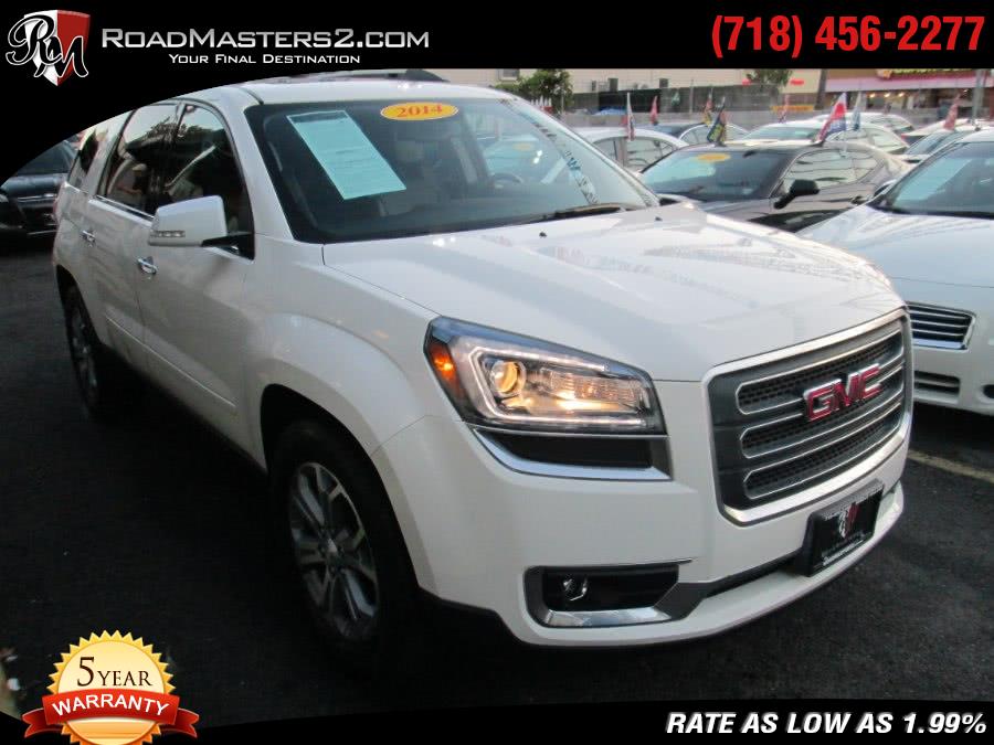 2014 GMC Acadia AWD 4dr SLT1 Navi Pano Captain Chairs DVD, available for sale in Middle Village, New York | Road Masters II INC. Middle Village, New York