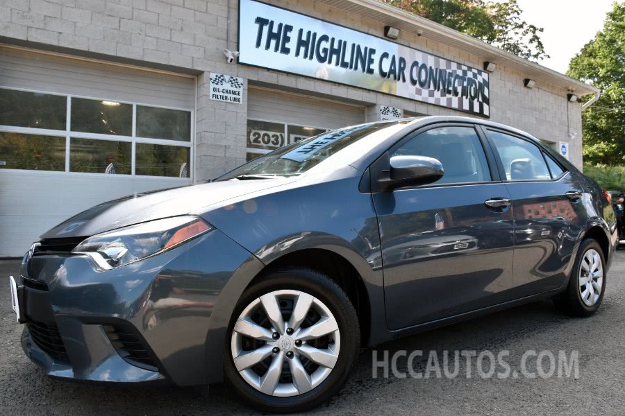 2014 Toyota Corolla 4dr Sdn LE, available for sale in Waterbury, Connecticut | Highline Car Connection. Waterbury, Connecticut