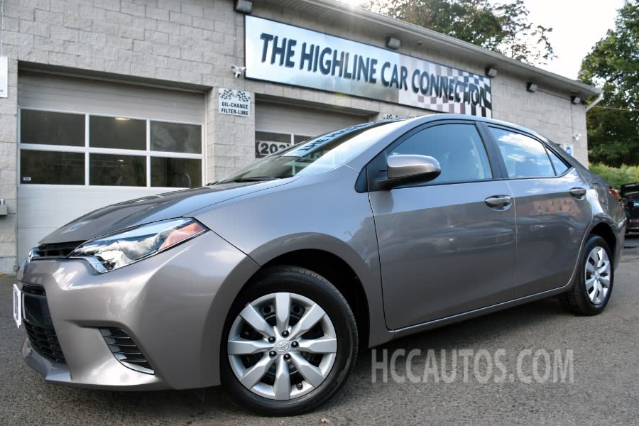2016 Toyota Corolla 4dr Sdn LE, available for sale in Waterbury, Connecticut | Highline Car Connection. Waterbury, Connecticut