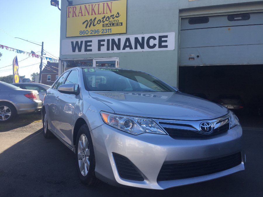 2013 Toyota Camry 4dr Sdn I4 Auto LE, available for sale in Hartford, Connecticut | Franklin Motors Auto Sales LLC. Hartford, Connecticut