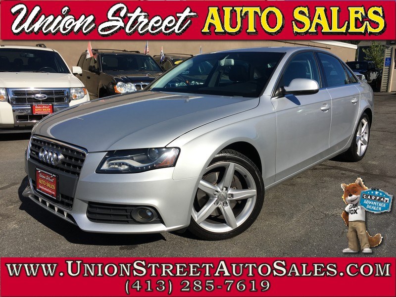 2010 Audi A4 4dr Sdn Man quattro 2.0T Prestige, available for sale in West Springfield, Massachusetts | Union Street Auto Sales. West Springfield, Massachusetts