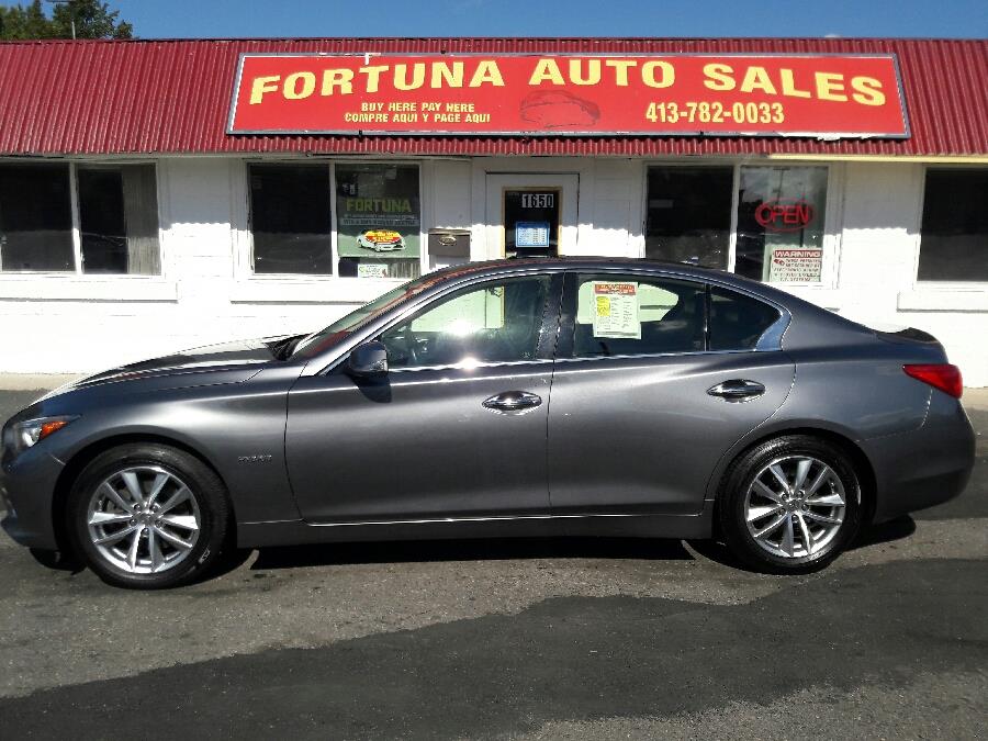 2014 Infiniti Q50 4dr Sdn Hybrid Premium AWD, available for sale in Springfield, Massachusetts | Fortuna Auto Sales Inc.. Springfield, Massachusetts