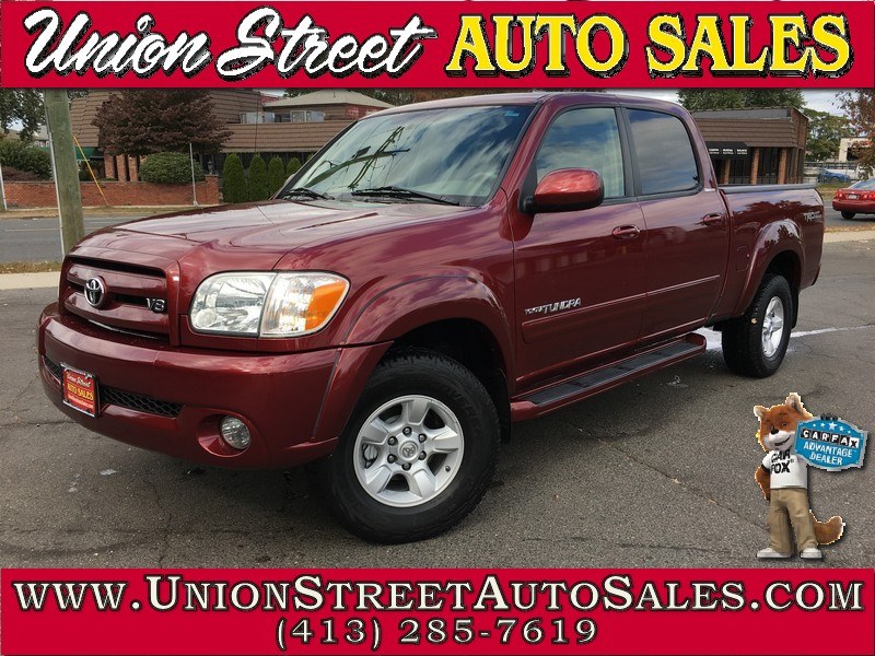 2006 Toyota Tundra DoubleCab V8 Ltd 4WD (Natl), available for sale in West Springfield, Massachusetts | Union Street Auto Sales. West Springfield, Massachusetts