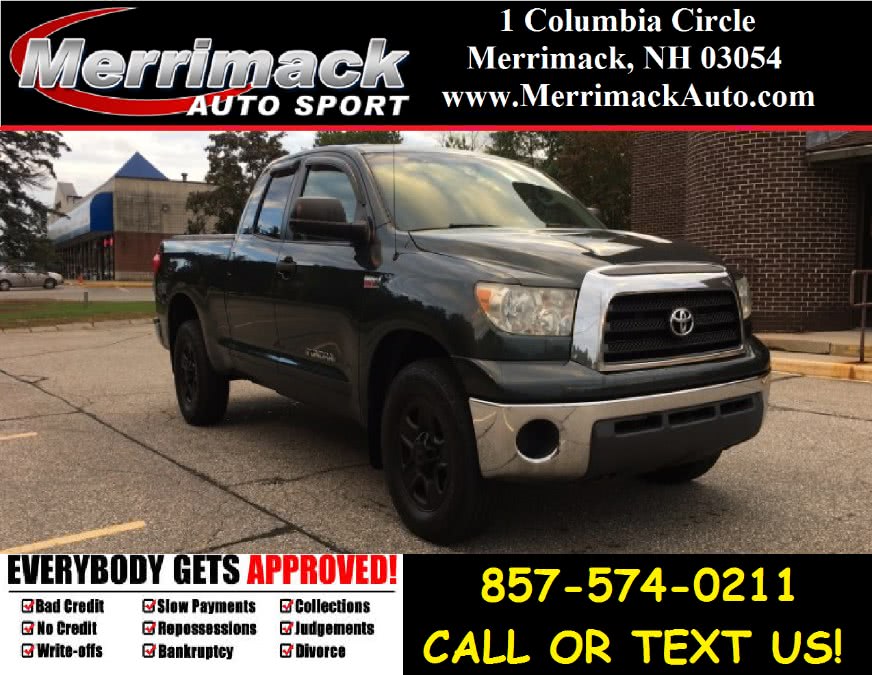 2007 Toyota Tundra 4WD Double 145.7" 5.7L V8 SR5 (Natl, available for sale in Merrimack, New Hampshire | Merrimack Autosport. Merrimack, New Hampshire
