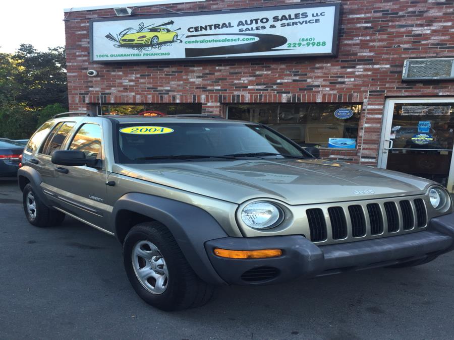 2004 Jeep Liberty 4dr Sport 4WD, available for sale in New Britain, Connecticut | Central Auto Sales & Service. New Britain, Connecticut