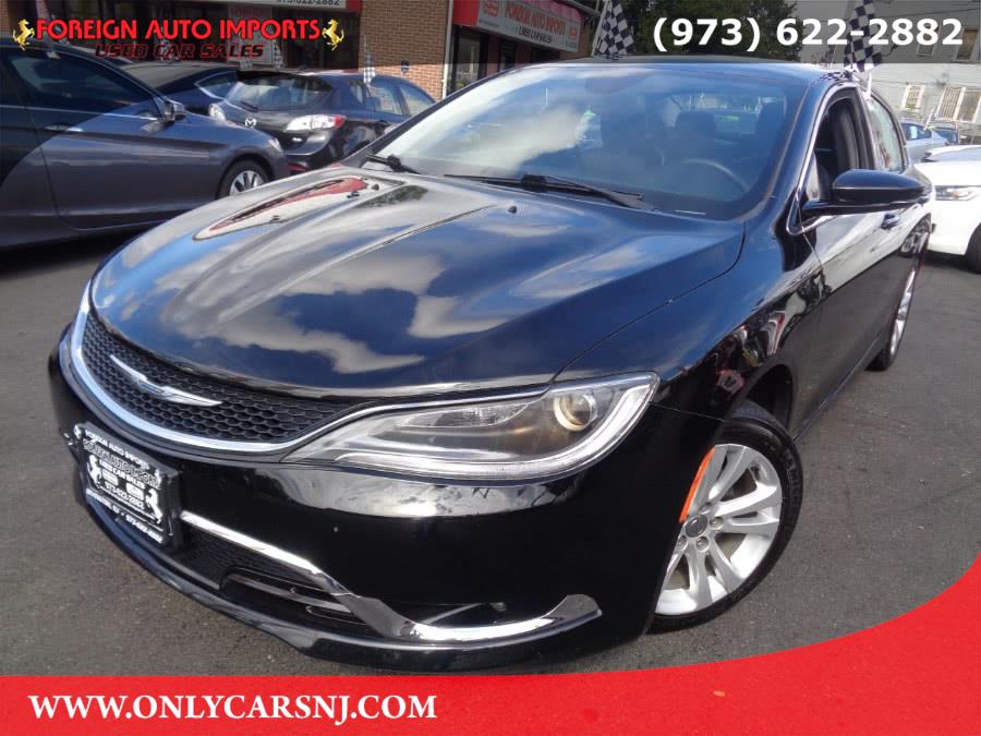 2015 Chrysler 200 4dr Sdn C FWD, available for sale in Irvington, New Jersey | Foreign Auto Imports. Irvington, New Jersey