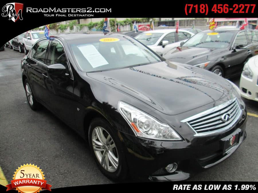 2015 Infiniti Q40 4dr Sdn AWD Navi Sunroof, available for sale in Middle Village, New York | Road Masters II INC. Middle Village, New York