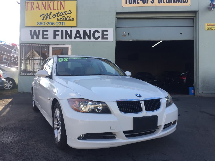 2008 BMW 3 Series 4dr Sdn 328i RWD SULEV, available for sale in Hartford, Connecticut | Franklin Motors Auto Sales LLC. Hartford, Connecticut