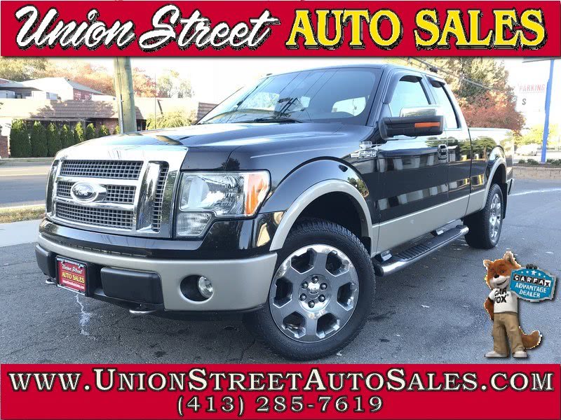 2009 Ford F-150 4WD SuperCab 145" Lariat, available for sale in West Springfield, Massachusetts | Union Street Auto Sales. West Springfield, Massachusetts