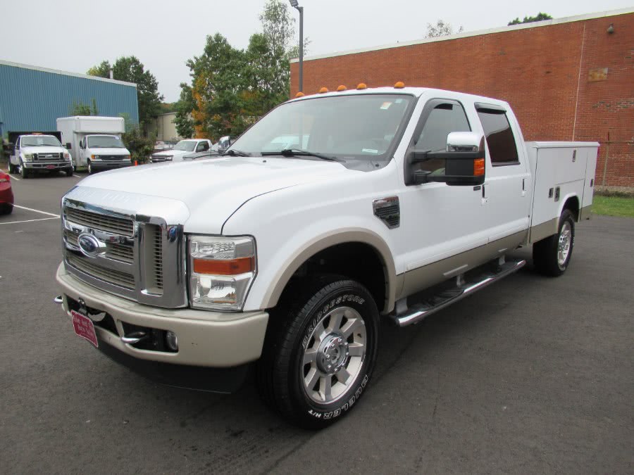 2008 Ford Super Duty F-350 SRW 4x4 King Ranch w/utility bed, available for sale in South Windsor, Connecticut | Mike And Tony Auto Sales, Inc. South Windsor, Connecticut