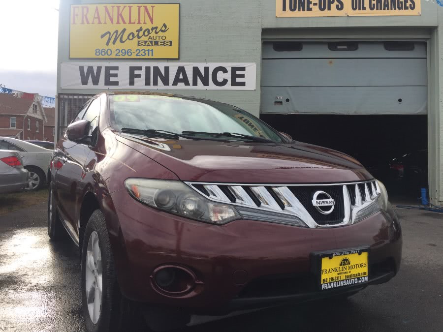 2009 Nissan Murano AWD 4dr S, available for sale in Hartford, Connecticut | Franklin Motors Auto Sales LLC. Hartford, Connecticut