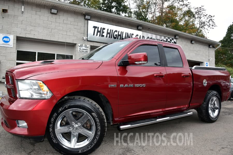 2012 Ram 1500 4WD Quad Cab Sport, available for sale in Waterbury, Connecticut | Highline Car Connection. Waterbury, Connecticut