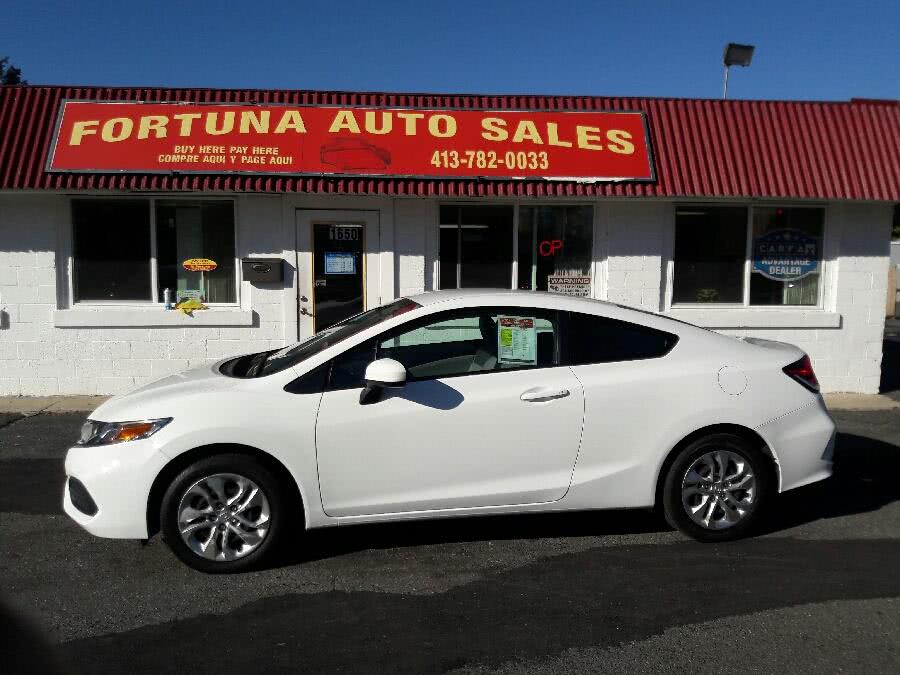 2014 Honda Civic Coupe 2dr CVT LX, available for sale in Springfield, Massachusetts | Fortuna Auto Sales Inc.. Springfield, Massachusetts
