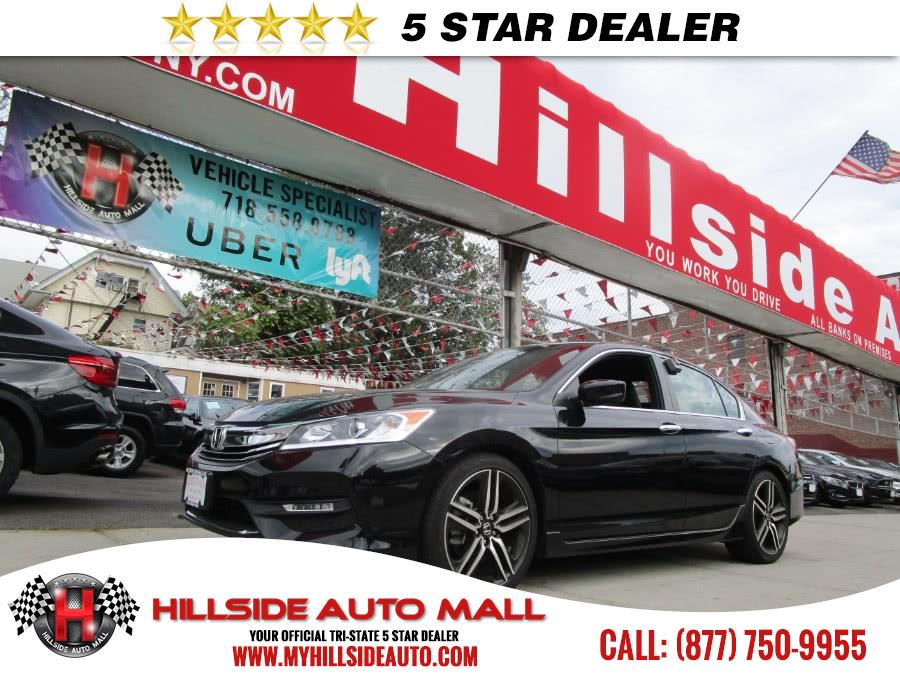 2017 Honda Accord Sedan Sport CVT, available for sale in Jamaica, New York | Hillside Auto Mall Inc.. Jamaica, New York