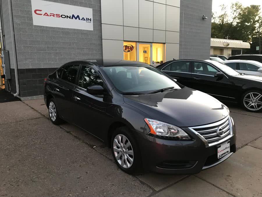 2013 Nissan Sentra 4dr Sdn I4 CVT S, available for sale in Manchester, Connecticut | Carsonmain LLC. Manchester, Connecticut
